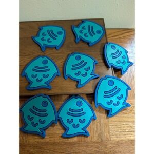 Vintage Umbra 1993 Rubber Coasters Drink Coasters Made By Umbra Canada Lot Of 8